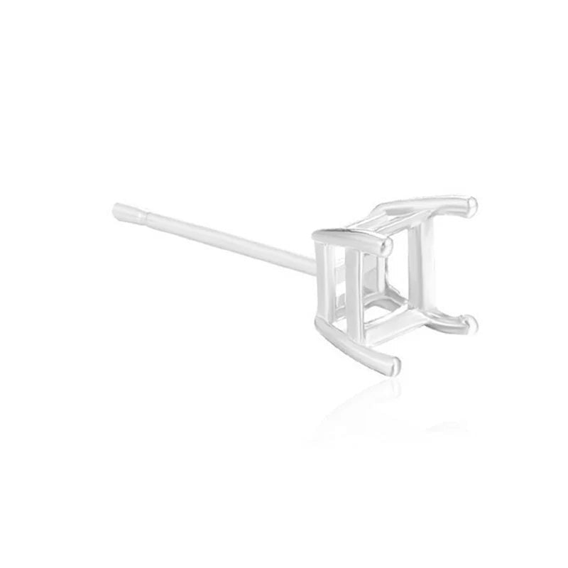 Base Cuadrada para Aretes con Cuatro Garras