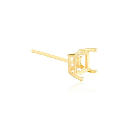 Base Cuadrada para Aretes con Cuatro Garras
