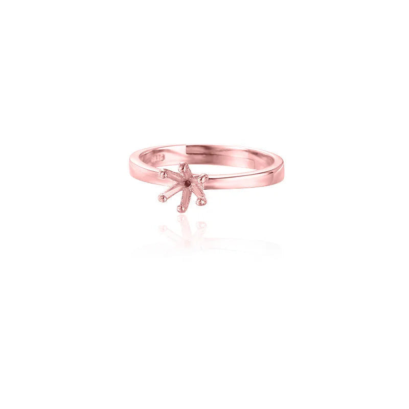 Base de Anillo de Pareja con Seis Garras