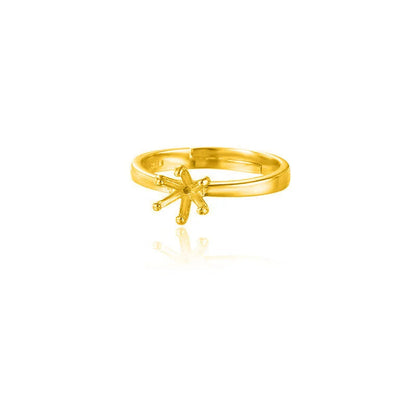 Base de Anillo de Pareja con Seis Garras