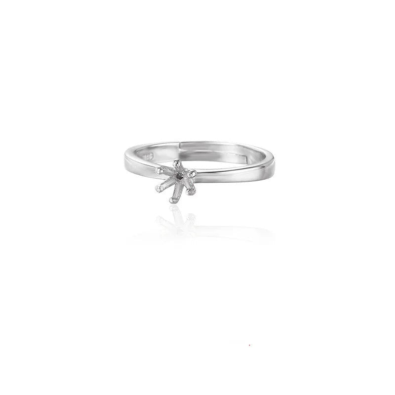 Base de Anillo de Pareja con Seis Garras