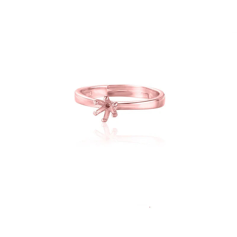 Base de Anillo de Pareja con Seis Garras