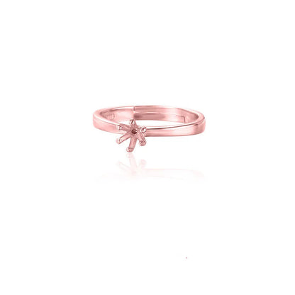 Base de Anillo de Pareja con Seis Garras