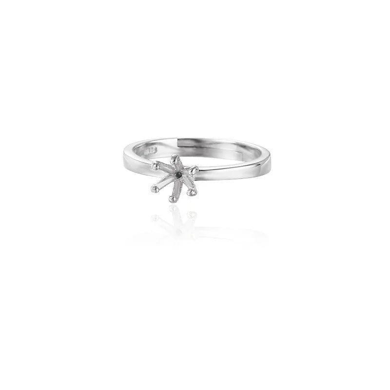 Base de Anillo de Pareja con Seis Garras