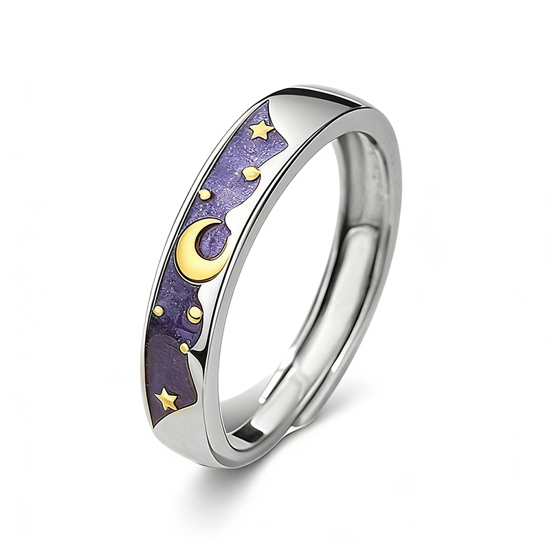 Anillo de Pareja Sol y Luna