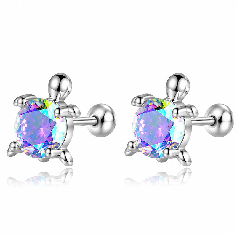 Aretes Tortuga con Zirconias