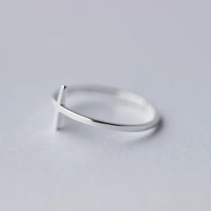 Anillo Cruz Ajustable