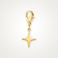 Charm Destello dorado con broche de langosta
