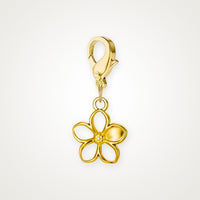 Charm Flor dorado