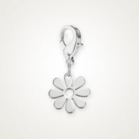 Charm Florecita plateado