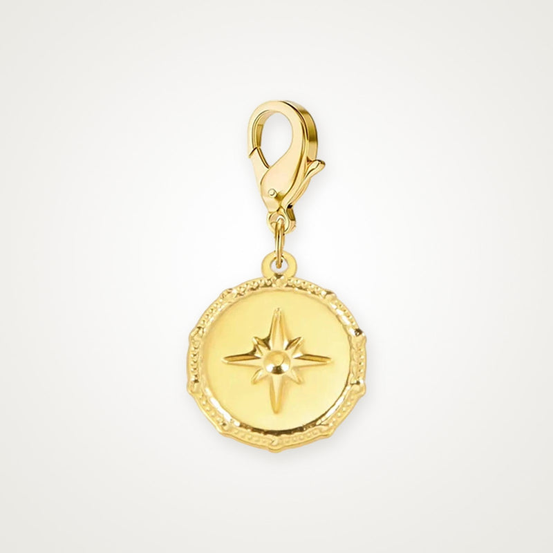 Charm Medalla Estrella dorado