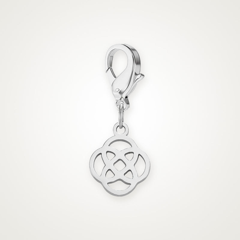 Charm Nudo de Protección plateado