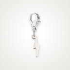 Charm Rayo plateado con broche de langosta