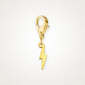 Charm Rayo dorado con broche de langosta