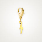 Charm Rayo dorado con broche de langosta