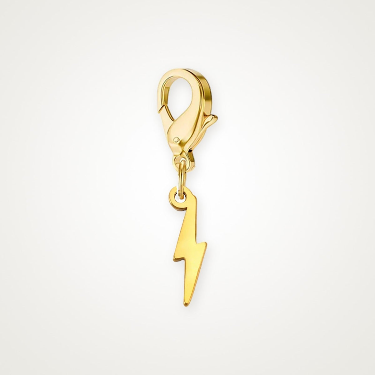 Charm Rayo dorado con broche de langosta