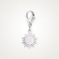 Charm Solecito plateado con broche de langosta