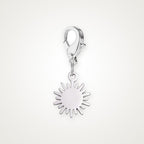 Charm Solecito plateado con broche de langosta