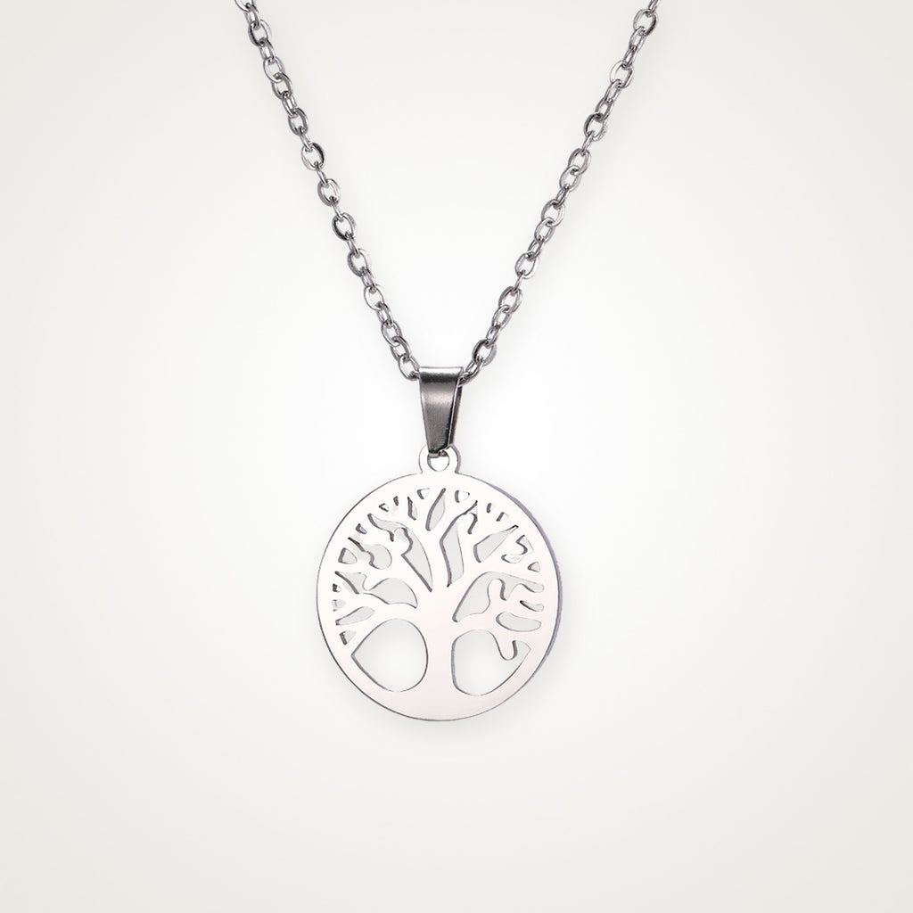 Collar Árbol de la vida plateado