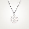 Collar Árbol de la vida plateado
