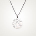 Collar Árbol de la vida plateado
