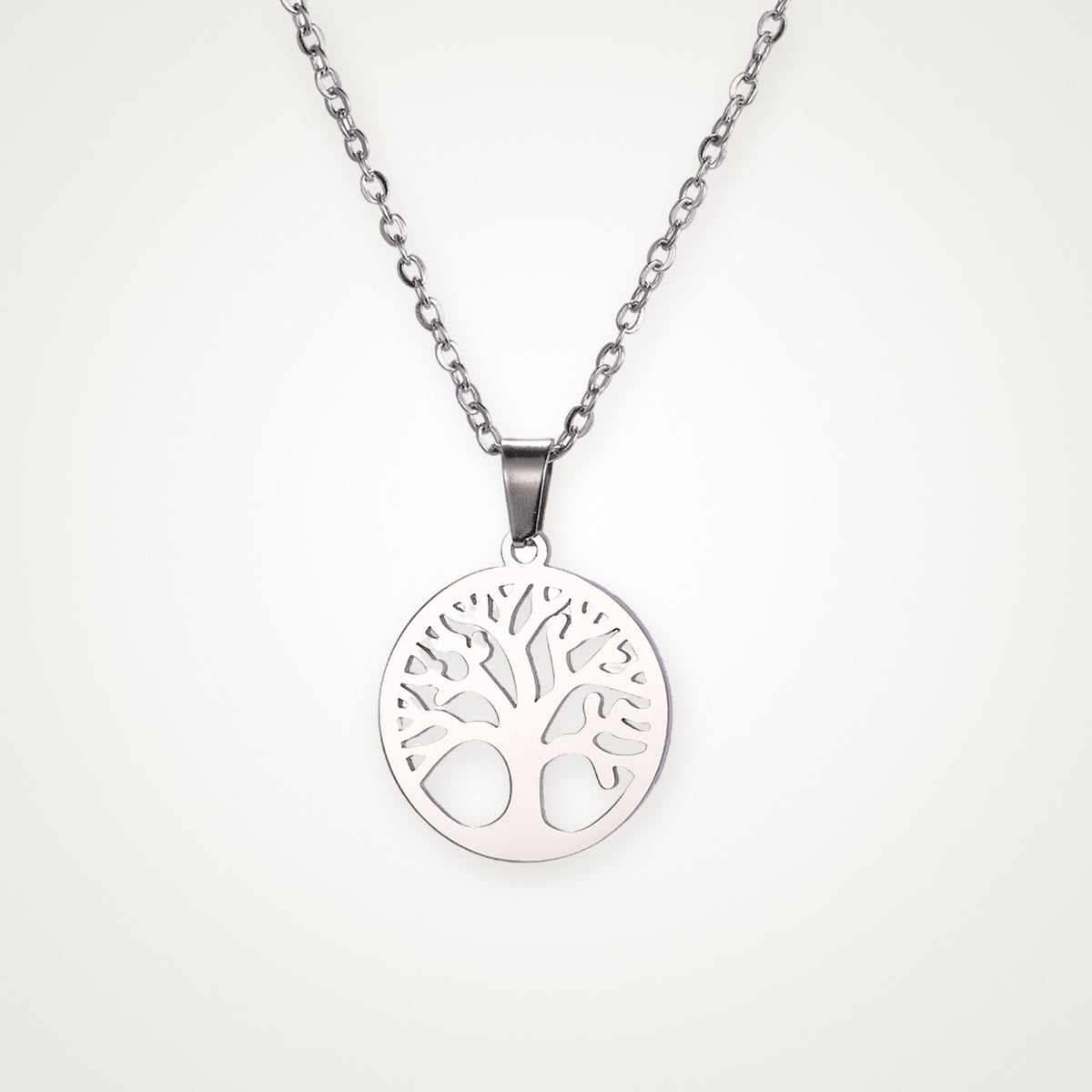Collar Árbol de la vida plateado