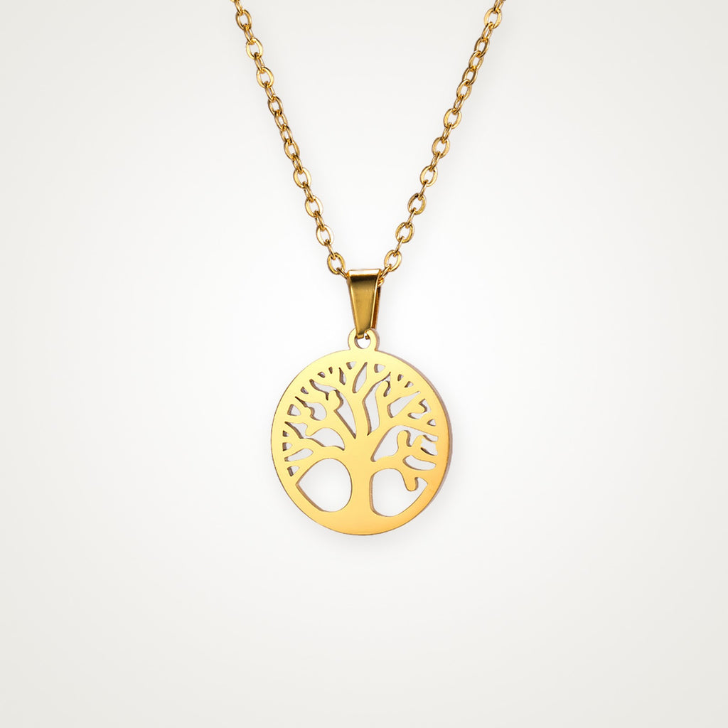 Collar Árbol de la vida dorado