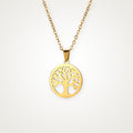 Collar Árbol de la vida dorado