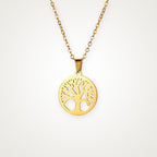 Collar Árbol de la vida dorado