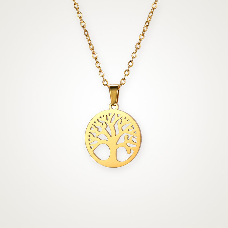 Collar Árbol de la vida dorado