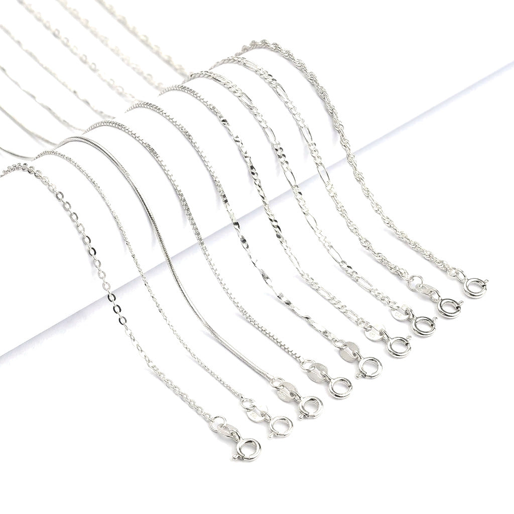Collar Cadena Ondas, Serpiente o Bolitas