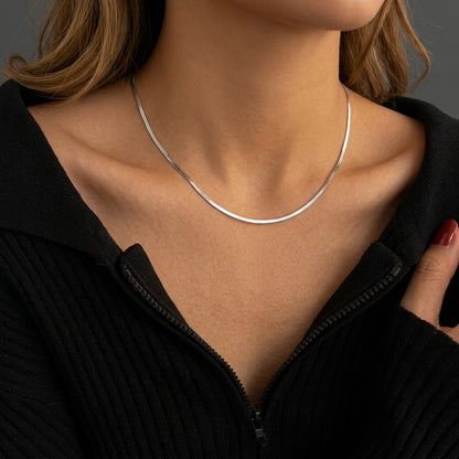 Collar Cadena Serpiente Sencilla