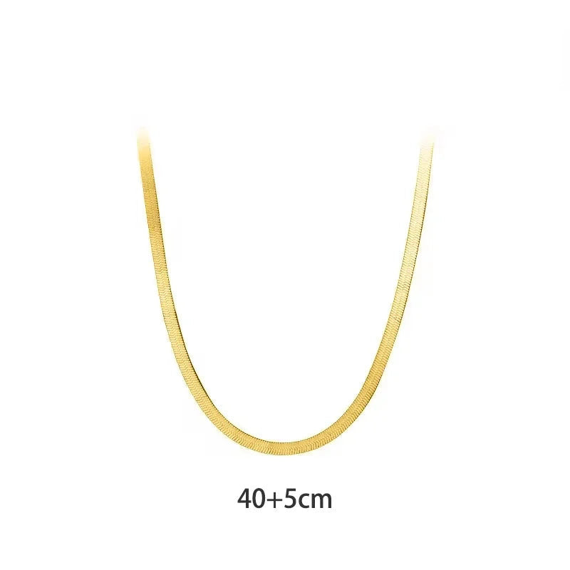 Collar Cadena Serpiente Sencilla
