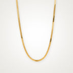 Collar Cadena serpiente dorado