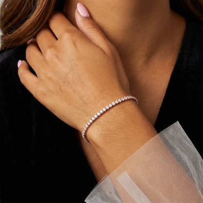 Collar Choker con Zirconias y Pulsera a Juego