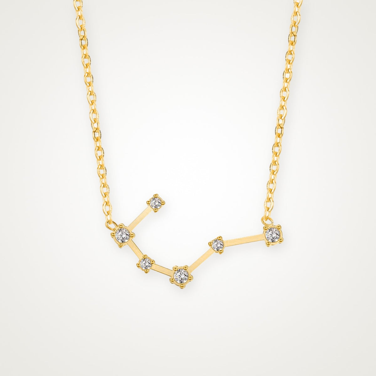 Collar Constelación dorado Tauro