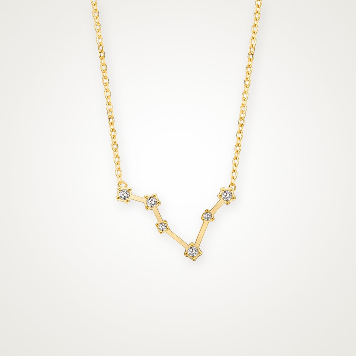 Collar Constelación dorado Piscis