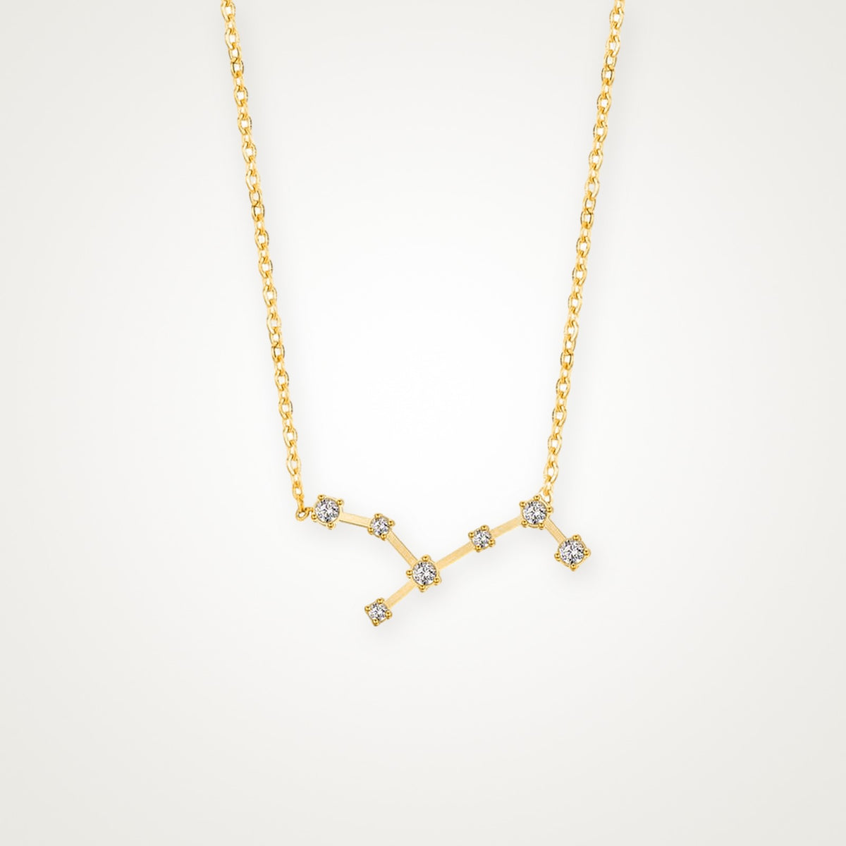 Collar Constelación dorado Virgo