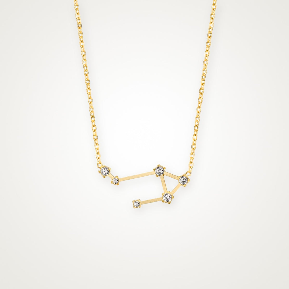 Collar Constelación dorado Libra
