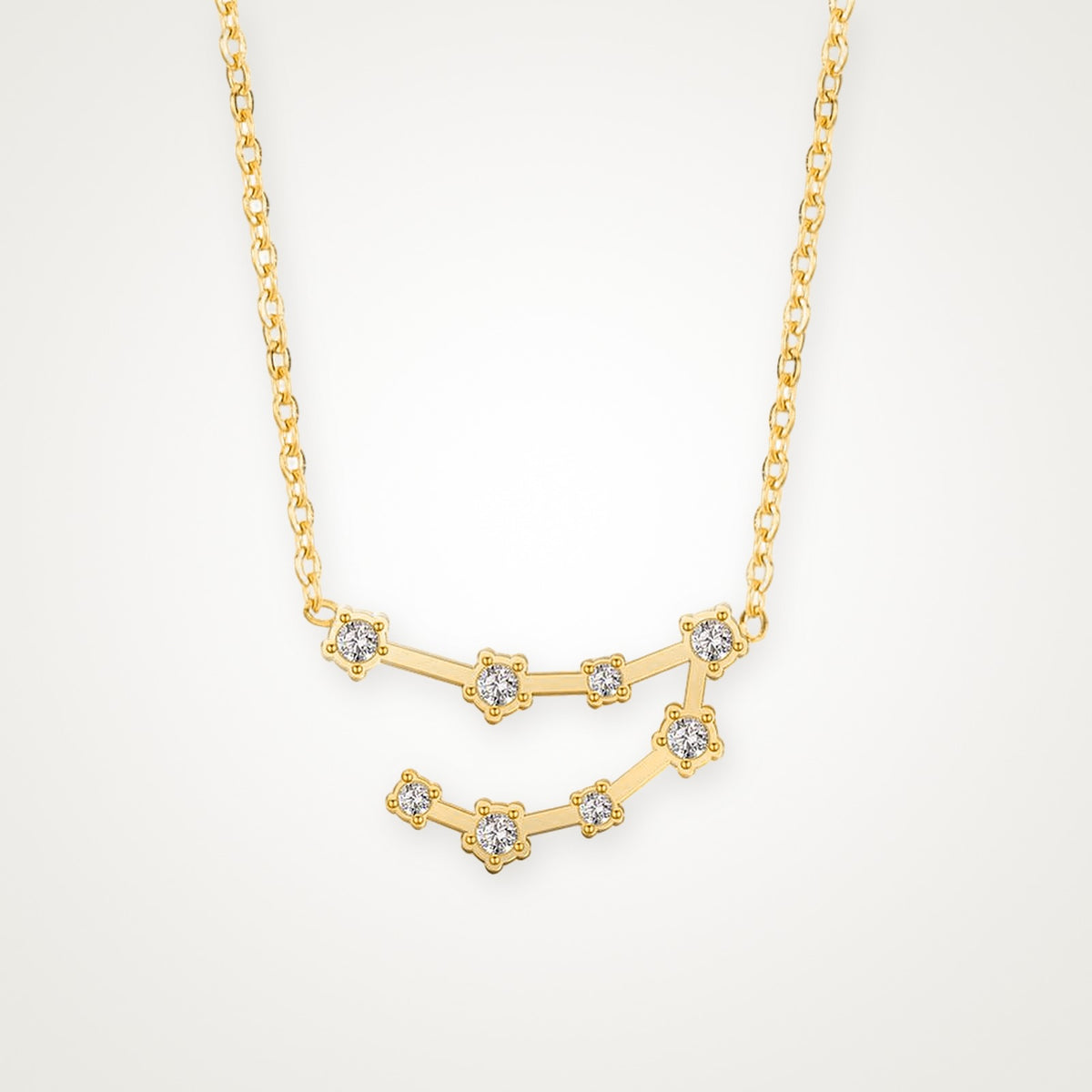 Collar Constelación dorado Capricornio