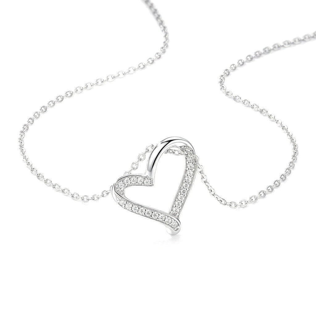 Collar Corazón Brillante