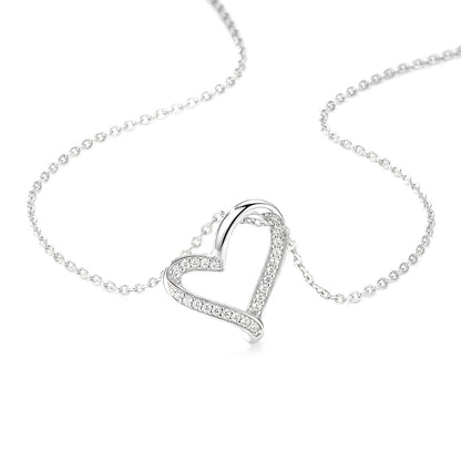 Collar Corazón Brillante