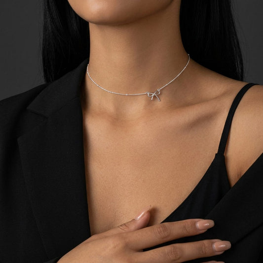 Collar Corto con Moño