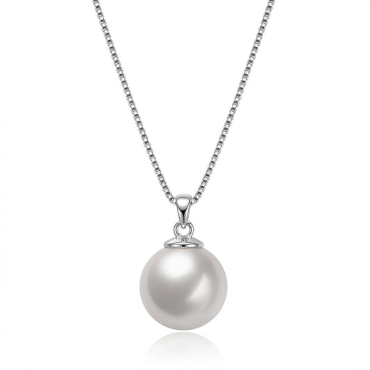 Collar Corto con Perla Blanca
