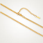 Collar Cubano dorado para charms