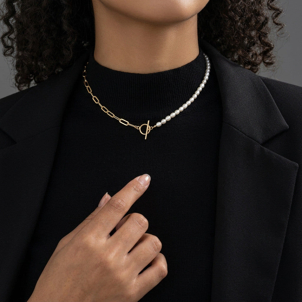 Collar de Perla de Agua Dulce