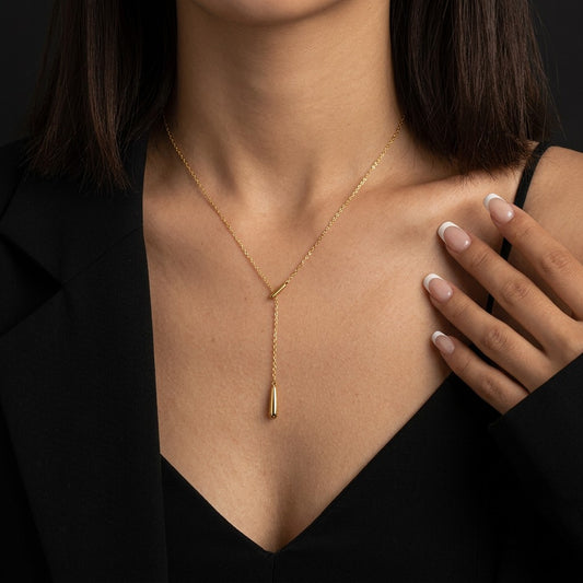 Collar en Y con Gota