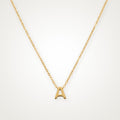Collar Inicial dorado