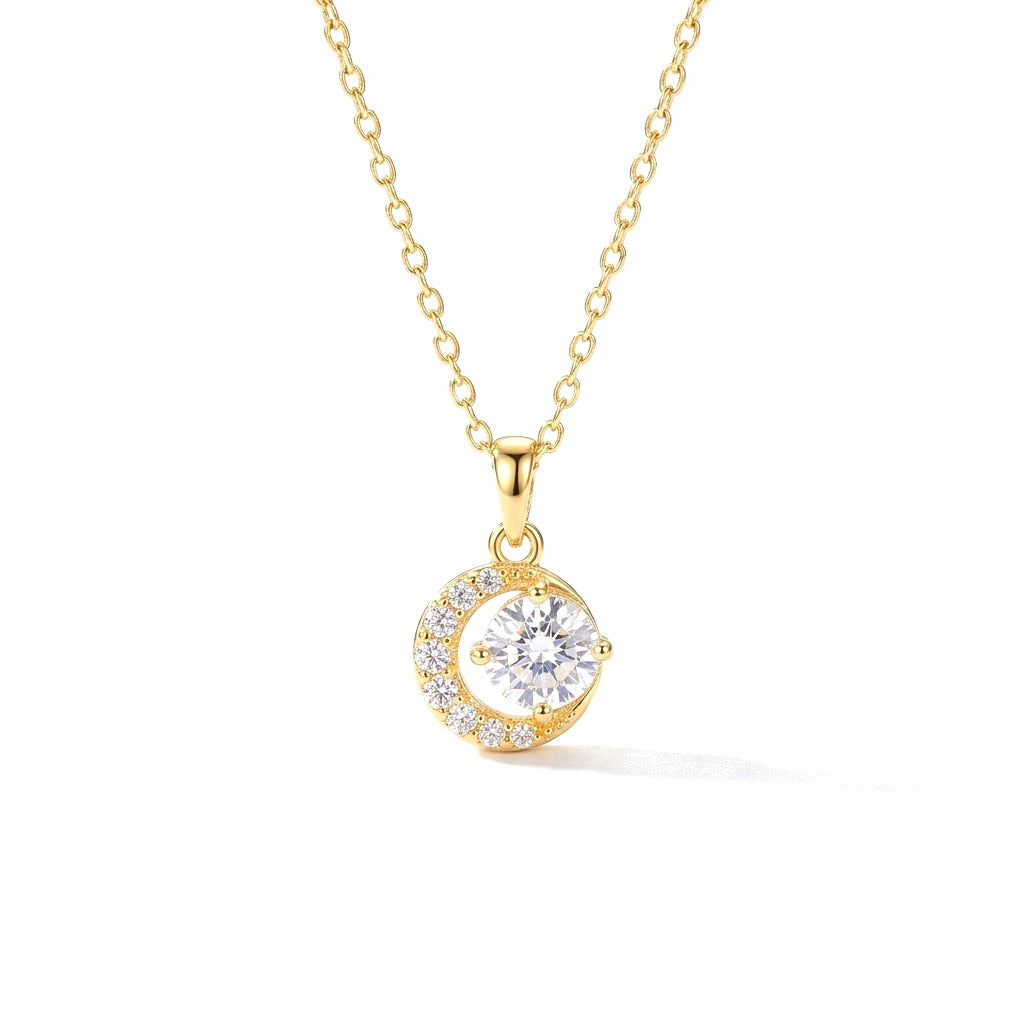 Collar Luna con Zirconias II