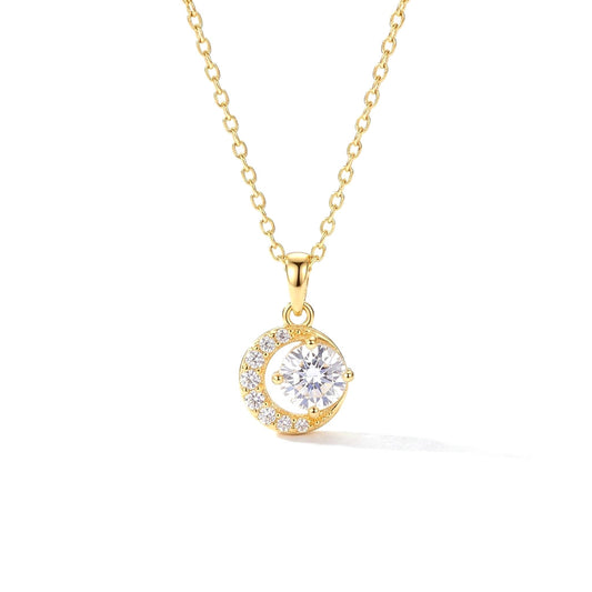 Collar Luna con Zirconias II